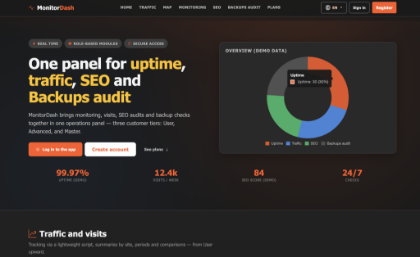 Снимка на MonitorDash